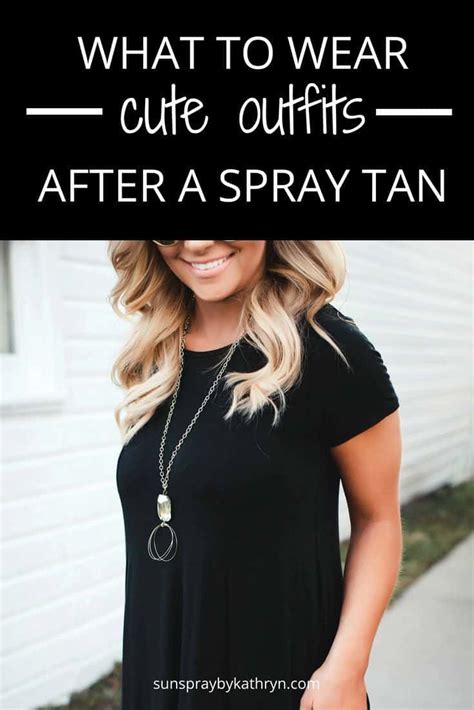 can you wear clothes while fake tanning|what to wear after spray tanning.